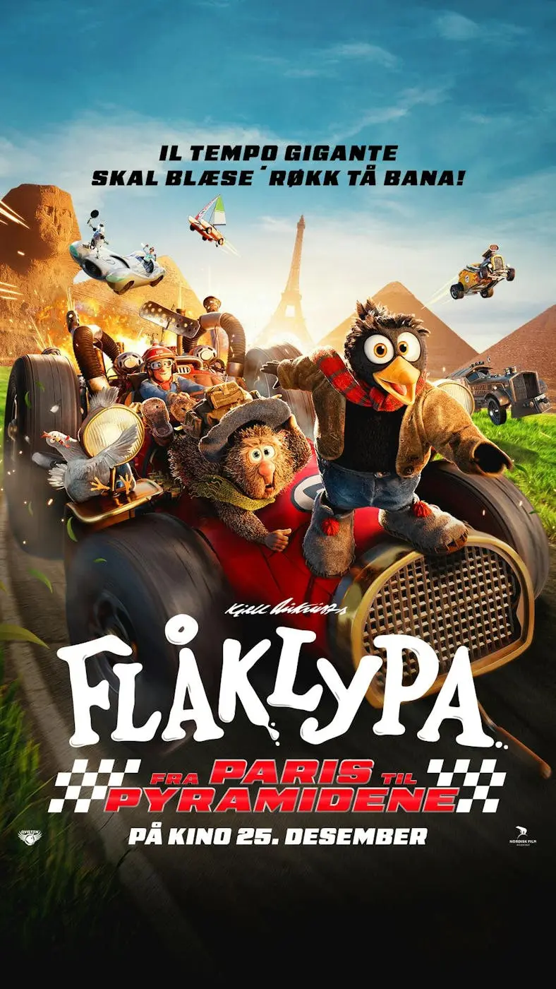 Flåklypa - Fra Paris til pyramidene plakat