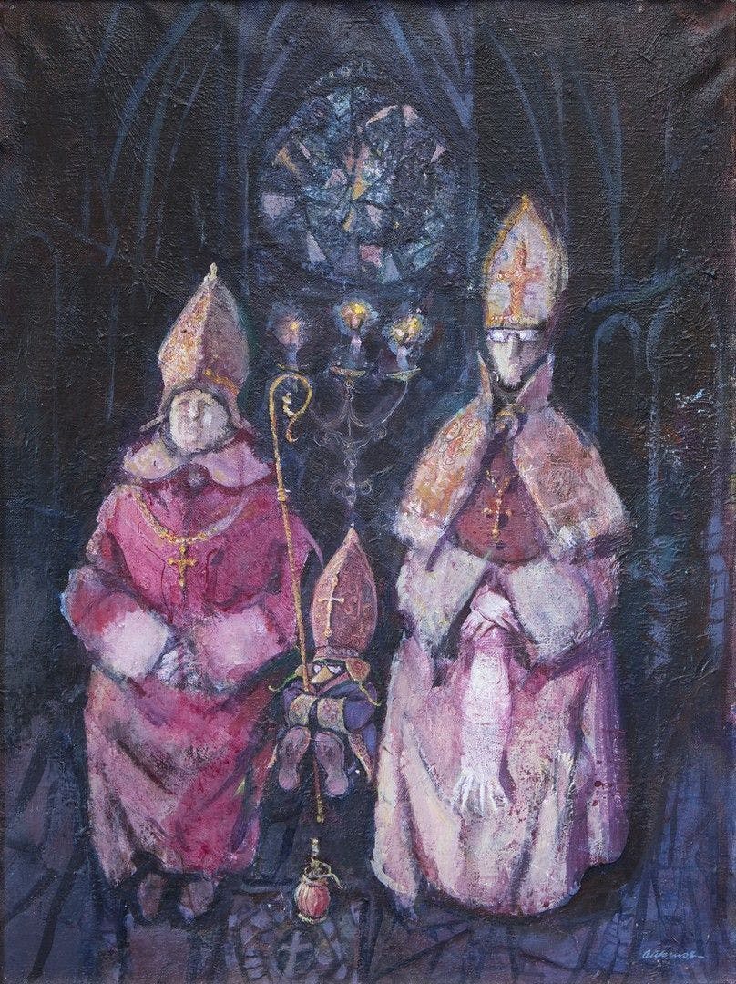 Maleri - De Tre Kardinaler
